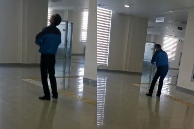 Sumqayıtda olay: Narkotik çəkib məhkəməyə gəldi